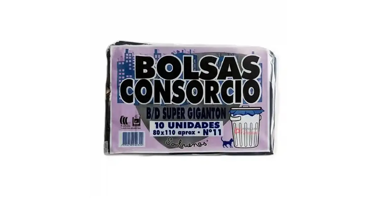 bolsa consorcio 80x110 x 10 u