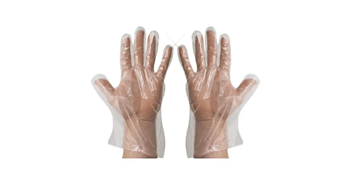 guantes de polietileno caja x 200 u