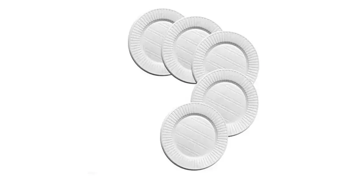plato plastico 17cm blanco x 50 u