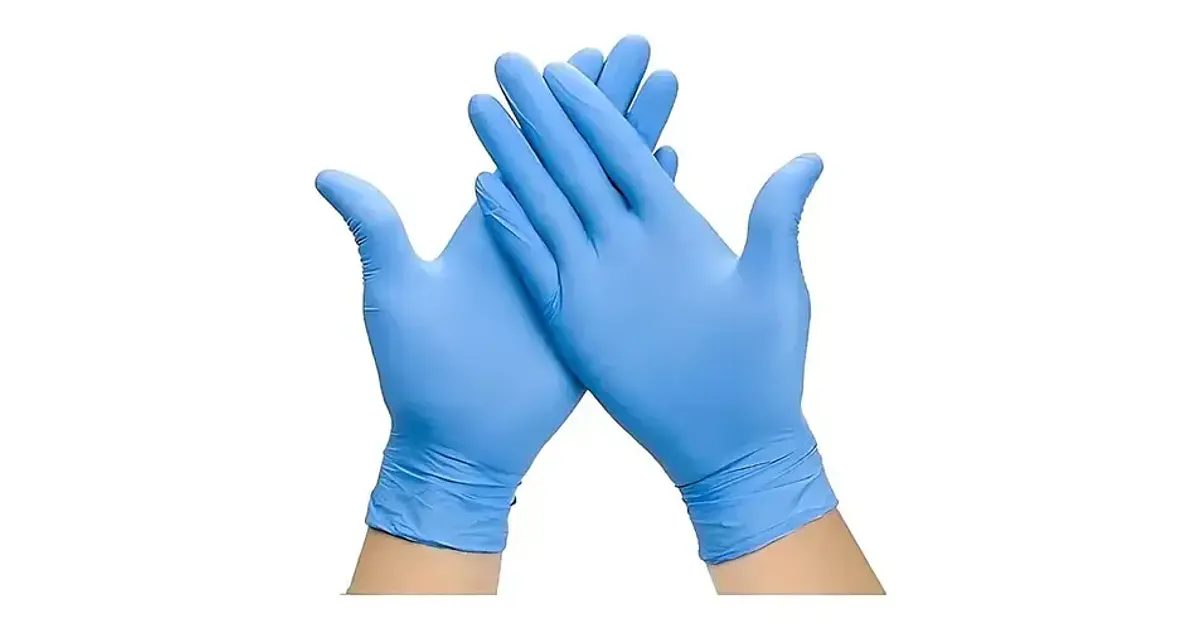 guantes nitrilo extra large azul x 100