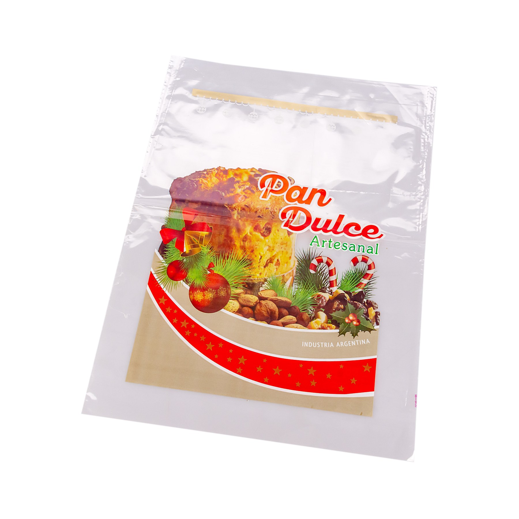 bolsa propileno impresa pan dulce 25x35 x 100