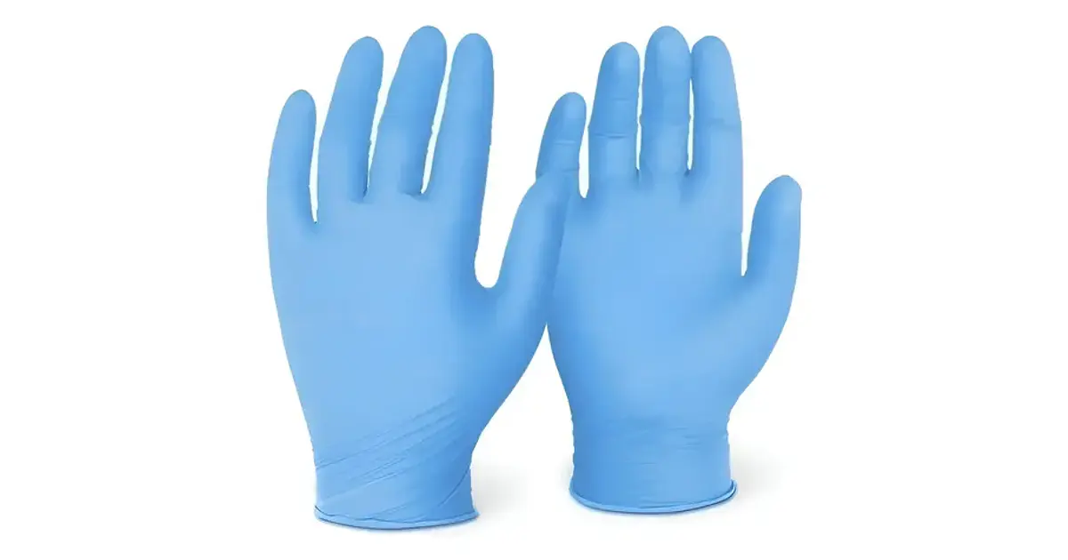 guantes nitrilo medium azul x 100