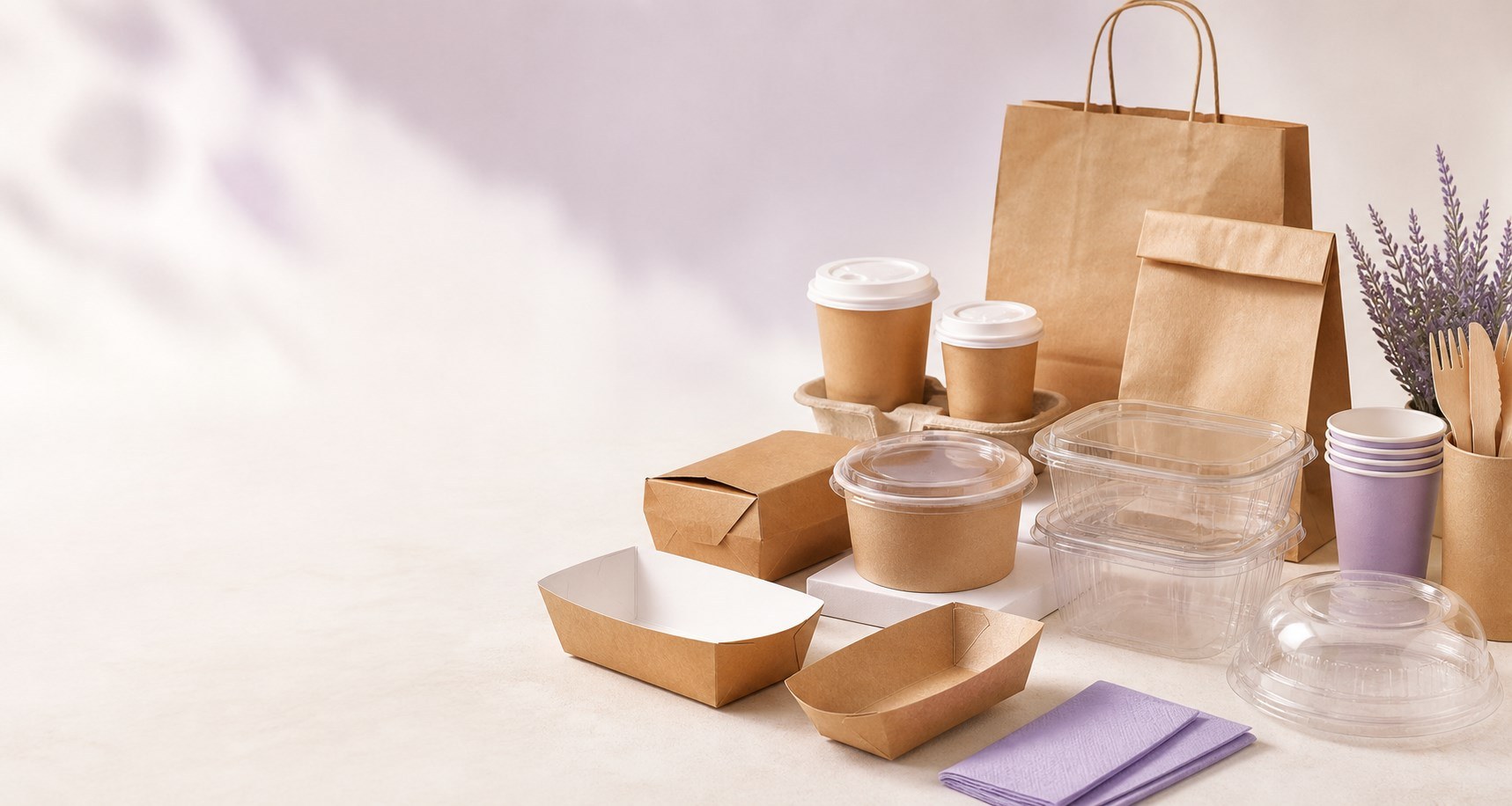 Productos descartables y packaging para gastronomía